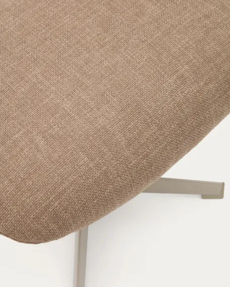 Крутящийся пуф Jaspe светло-коричневый