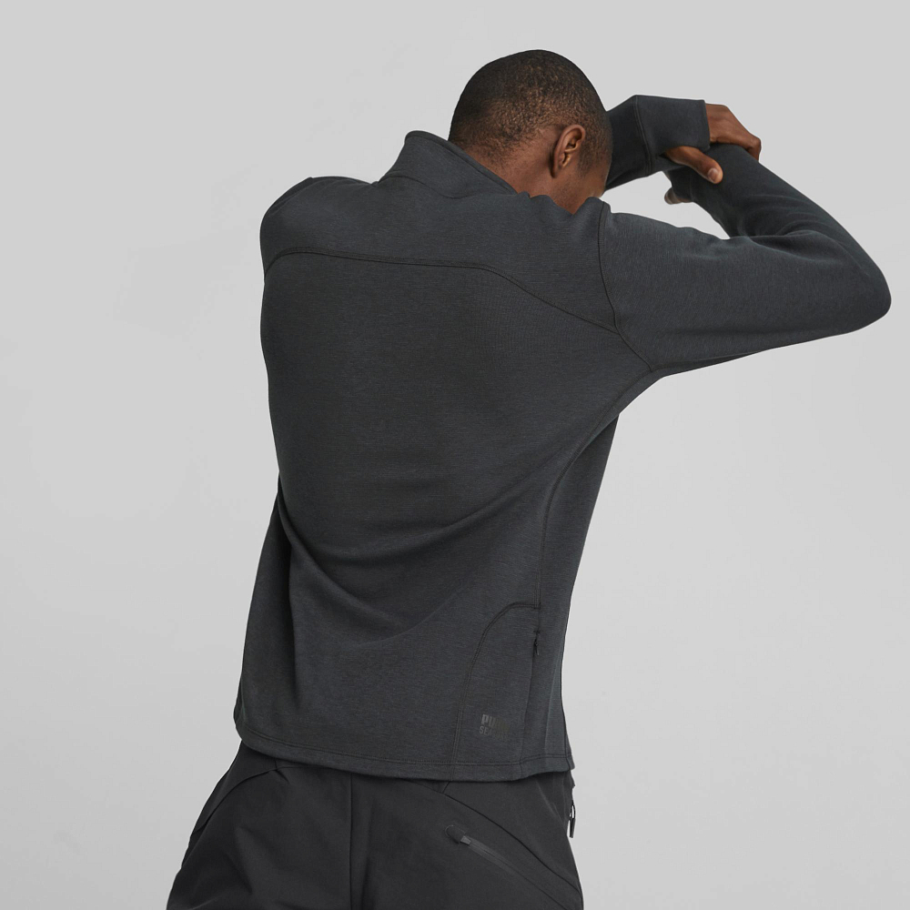 Мужской лонгслив PUMA SEASONS 1/2 ZIP PULLOVER M