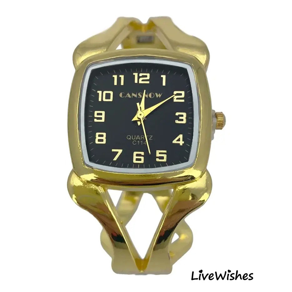 Часы-браслет кварцевые CANSNOW, золотистый W8260-01