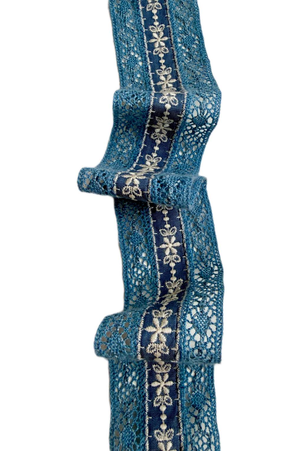 Кружево хлопковое с вышивкой ш-5 см. Испания