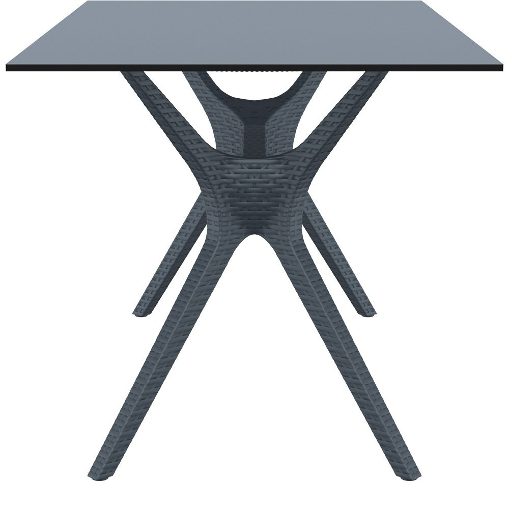 Стол пластиковый Siesta Contract Ibiza Table 140, антрацит