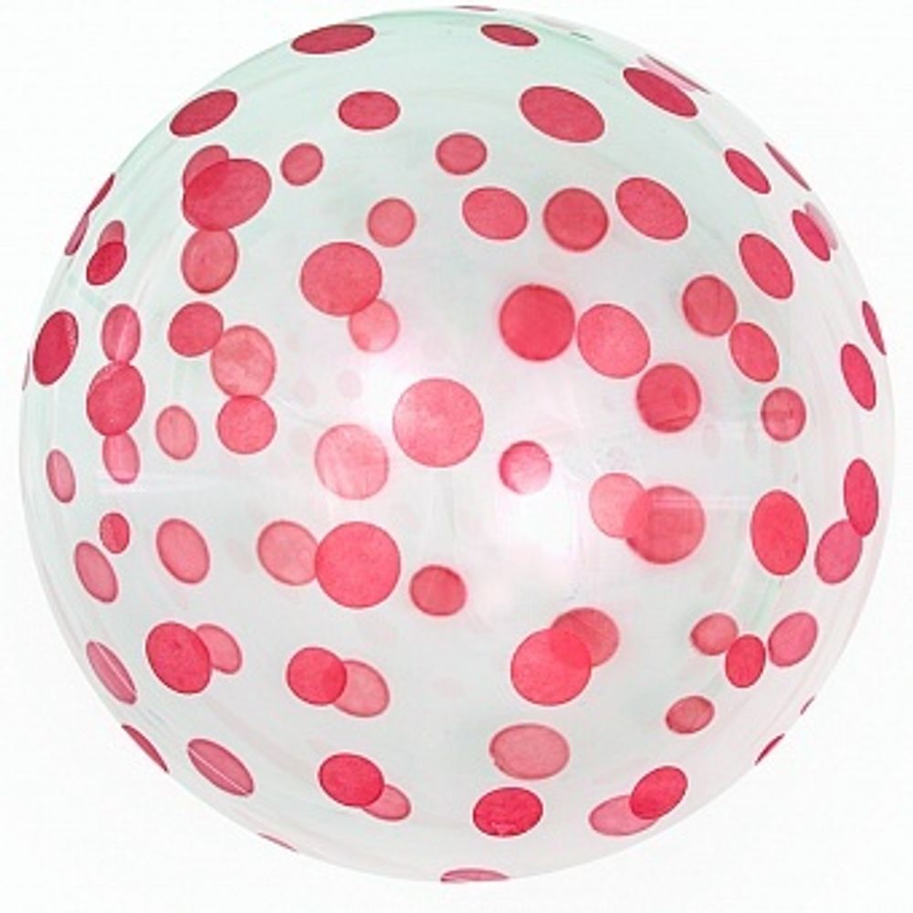 К 18&#39;&#39; Сфера 3D Deco Bubble Розовое конфетти Прозрачный
