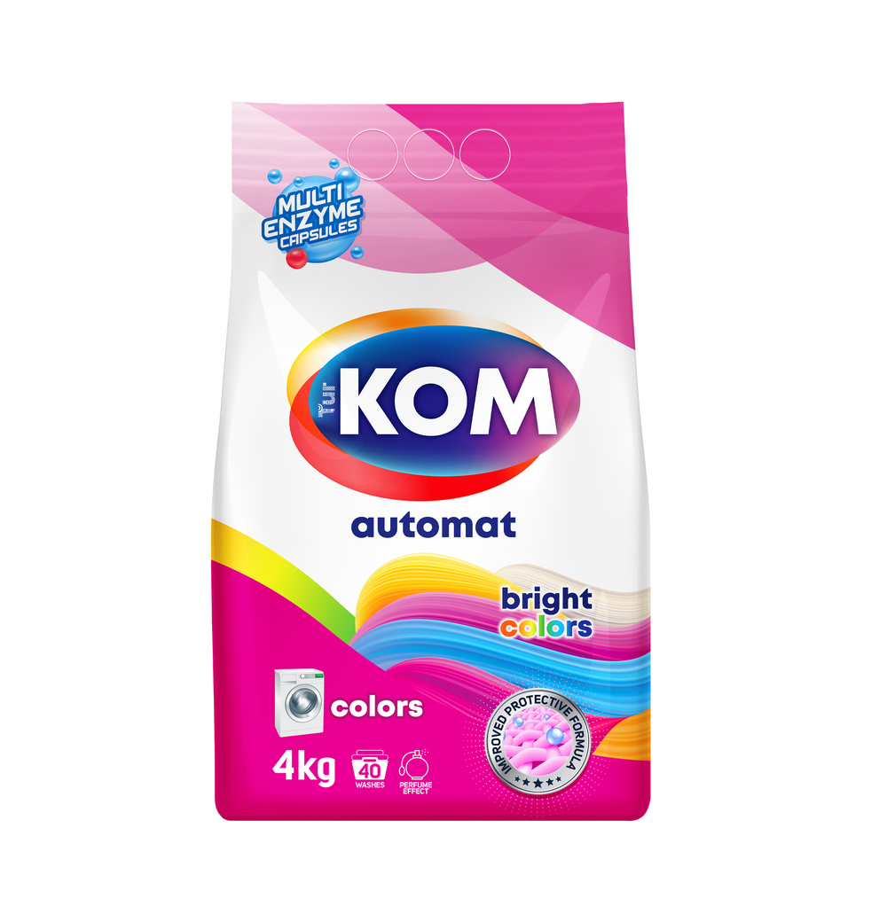 KOM Порошок автомат 4кг Колор