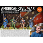 Набор красок AK interactive Signature Set - Rafa "Archiduque" American Civil War paint set