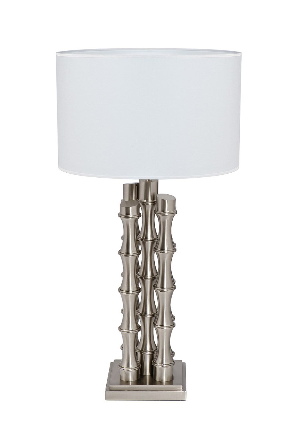 Лампа настольная Garda Decor Bamboo белая K2KM0901SN