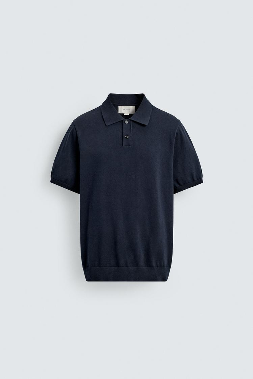 ZARA ПОЛО REGULAR FIT, МОРСКОЙ ТЕМНО-СИНИЙ