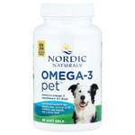 Nordic Naturals, Omega-3 Pet™, для собак, 90 капсул