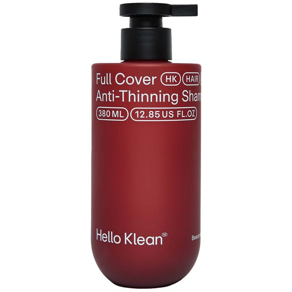 HELLO KLEAN Шампунь Full Cover Anti-Thinning Hard Water Shampoo, 380 мл