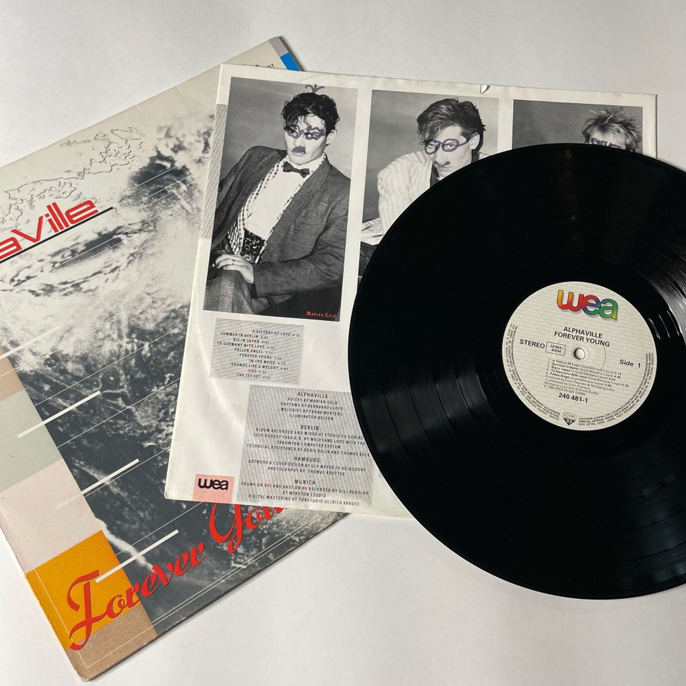 Винтажная виниловая пластинка LP Alphaville Forever Young (Germany 1984)