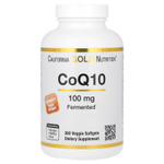 California Gold Nutrition, коэнзим Q10, 100 мг, 360 растительных капсул