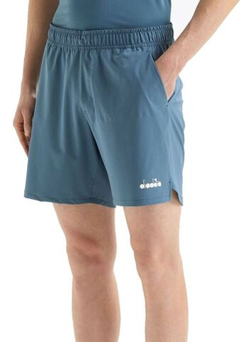 Мужские теннисные шорты Diadora Shorts Icon 7" - вид на океан