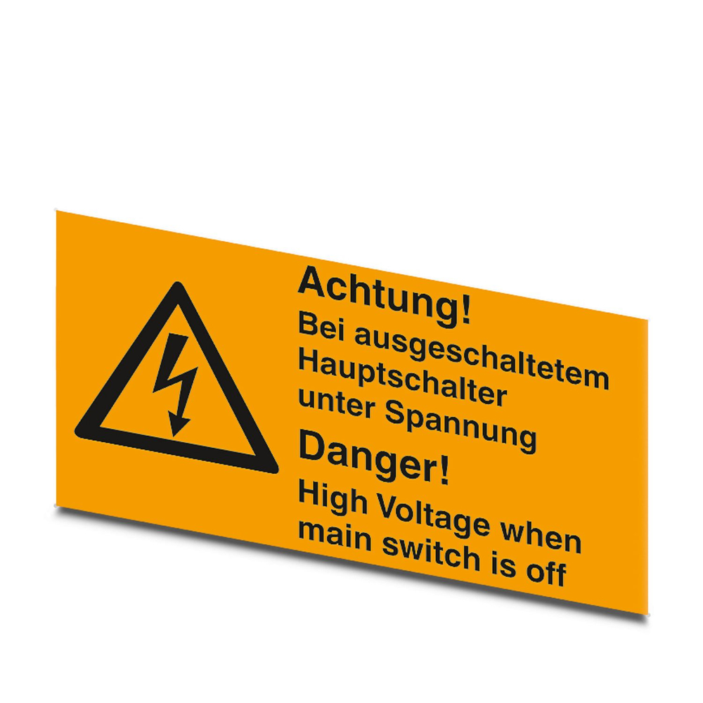 0830463 - PML-W301 (105X52) - Предупредительная табличка