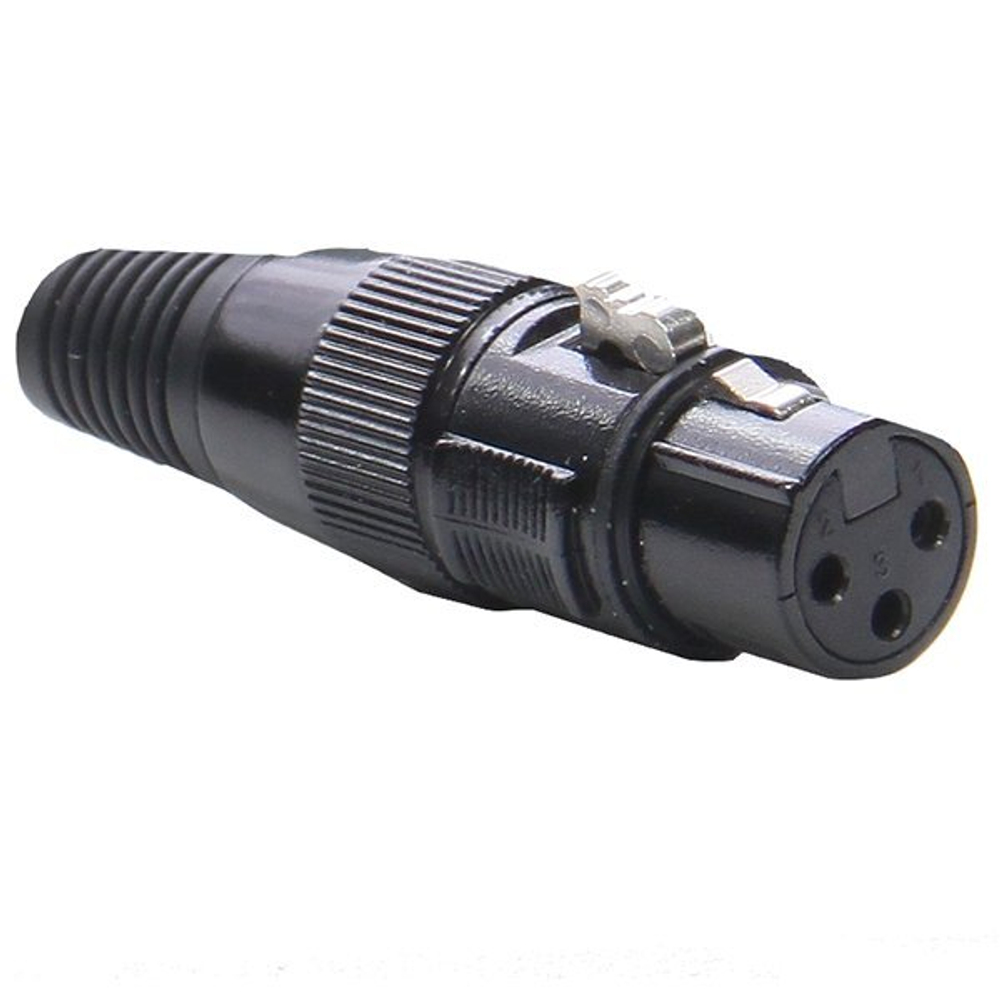 INVOTONE XLR3M300 - разъём XLR 3Р, кабельный, папа, корпус металл.