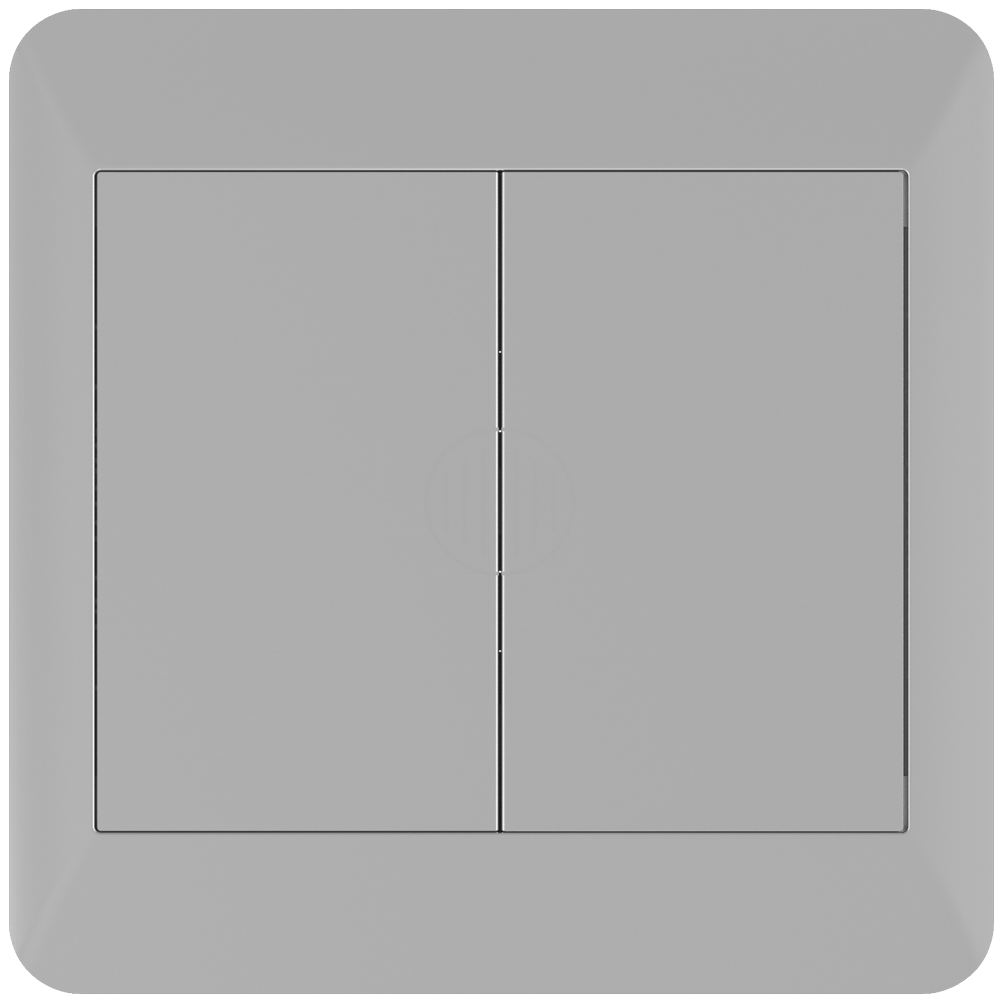 Лючок в пол 6 мод. (2 мод. 45х45 мм. + 2 мод. 22.5х45 мм.),  сдвижные крышки,  серебро,  (с уст. набором)