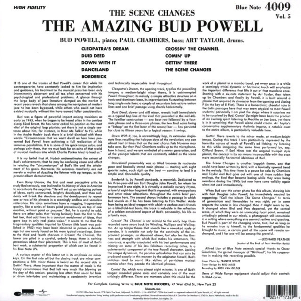 Bud Powell / The Scene Changes (LP)