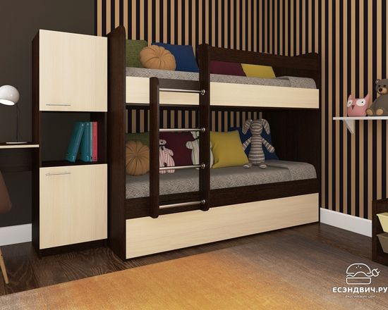 венге / дуб выбеленный