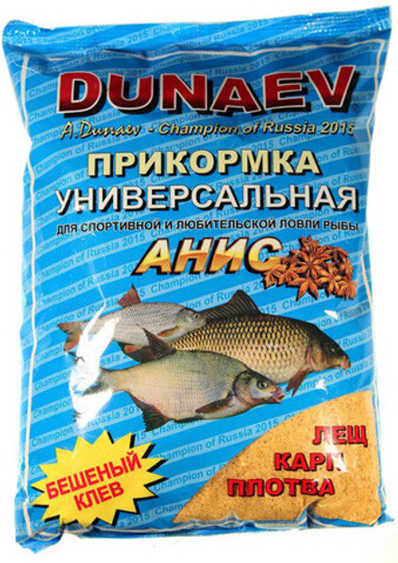 Прикормка DUNAEV ICE Классика ГРАНУЛЫ Анис 0,9 кг.