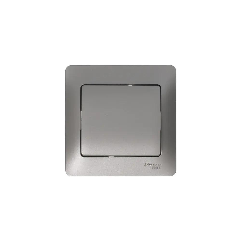 GLOSSA 1-клавишный ВЫКЛЮЧАТЕЛЬ, сх.1, 10AX, механизм, ПЛАТИНА