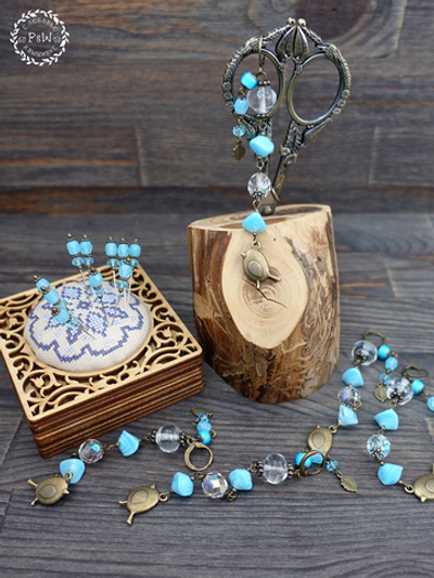 Комплект маячок + счетные иглы "Весенние птички"