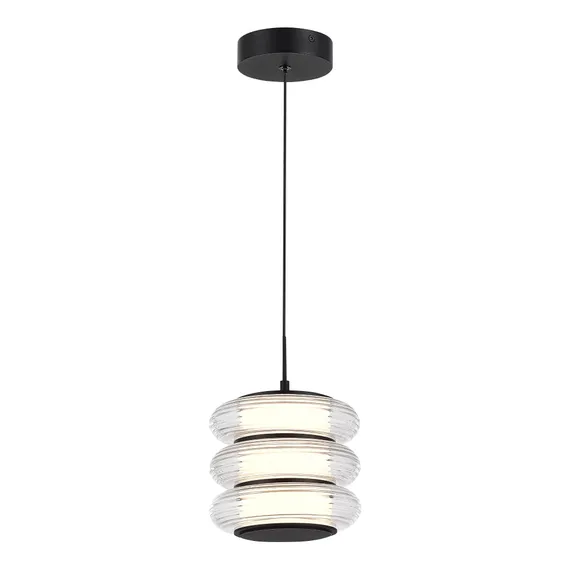 SL6239.403.03 Светильник подвесной ST-Luce черный/прозрачный LED 1*16W 3000K FRITTELA