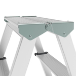 Стремянка двусторонняя 6 ступеней алюминиевая