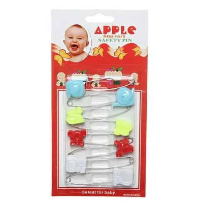 Булавки безопасные фигурные 8шт «Favorite Hous», зверята, 5,5см