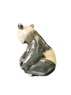 Фарфоровая статуэтка "Панда сидит" ЛФЗ