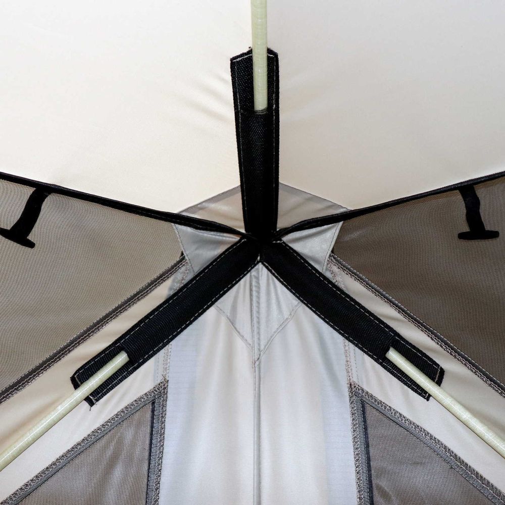 Шатер СЛЕДОПЫТ быстросборный, 5 стен, 2,8х2,9 м, h-2,08 м, S по полу 5,6 кв.м