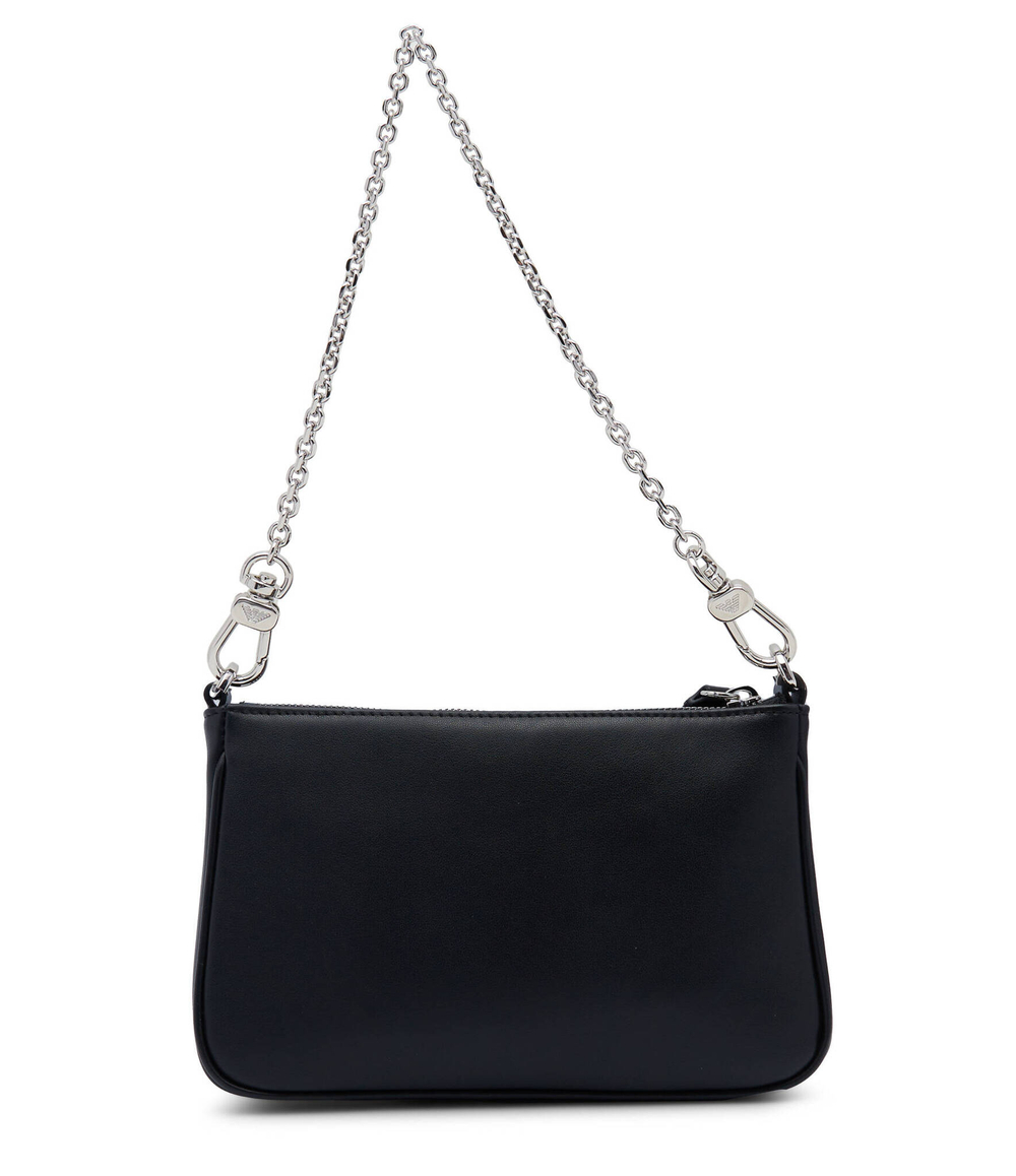 Кожаная сумка через плечо + поясная сумка Emporio Armani - черный(Y3H317 Y478E)