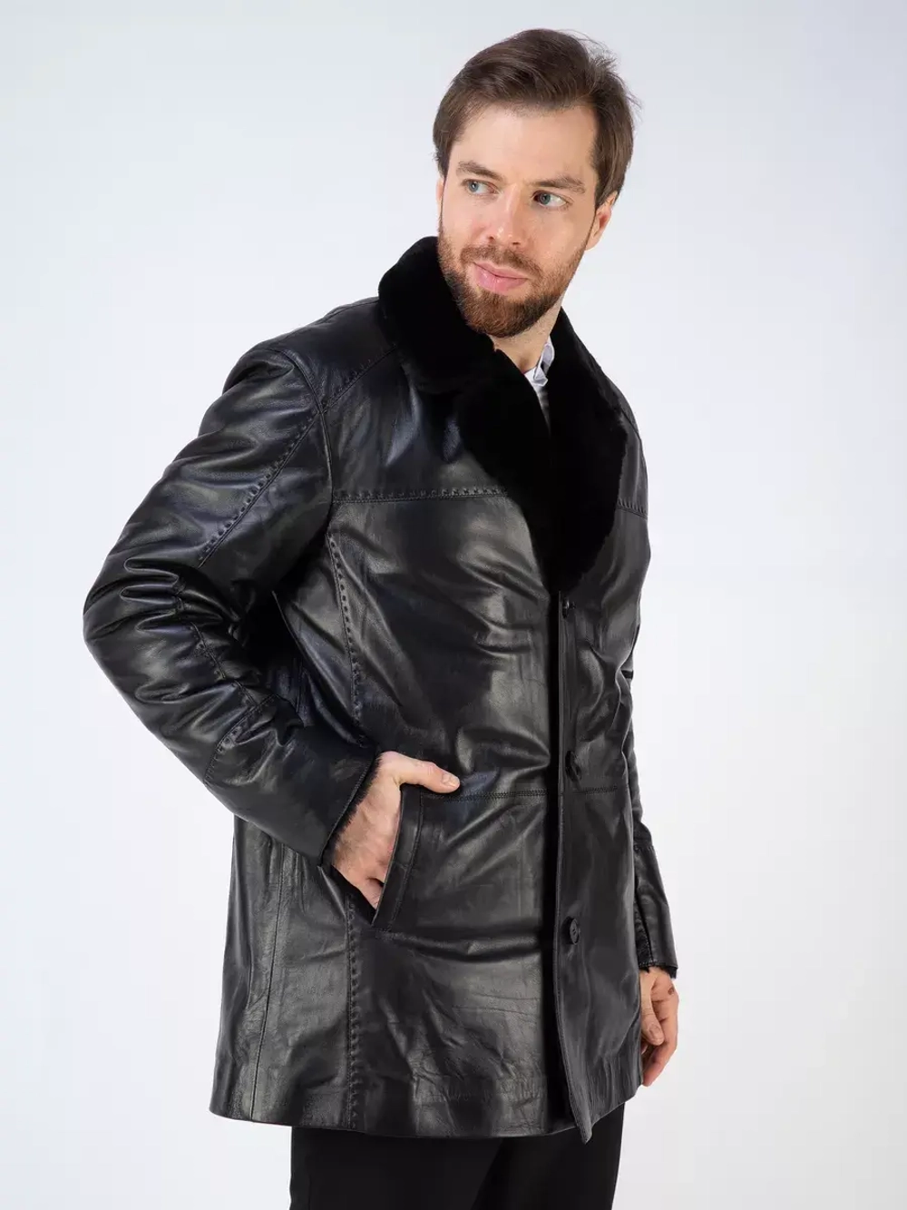 Дубленка натуральная куртка зимняя