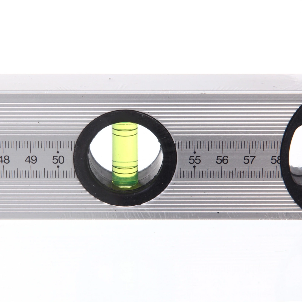 Уровень строительный алюминиевый Lamboss, 3 глазка, 60см