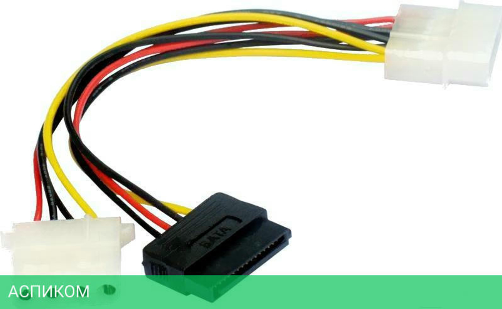 Кабель SATA Cablexpert CC-SATA-PSY2 0.14 м