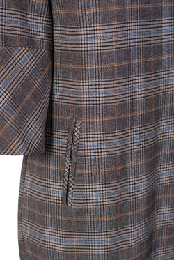 Платье женское 1390Аг, клетка #406Кл051390Аг