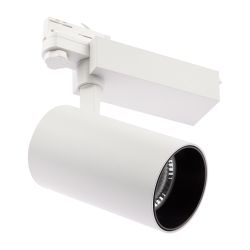 Трековый светильник трехфазный ЭРА SТR-30-36-30K-W40 светодиодный 40Вт 3000K белый | Трехфазные трековые светильники