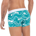 Бирюзовые трусы-хипсы с принтом Dynamic Trunks (Размер: L) (Цвет: бирюзовый)