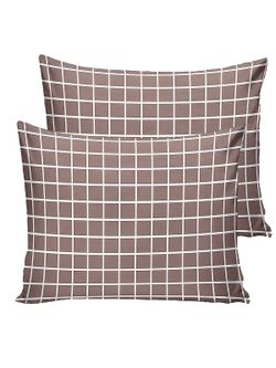 Постельное белье поплин Сказка "Анна/Анна (компаньон)" 2-спальное Наволочка 50х70 см 2 шт Простынь на резинке 160x200 см Пододеяльник 175x215 см