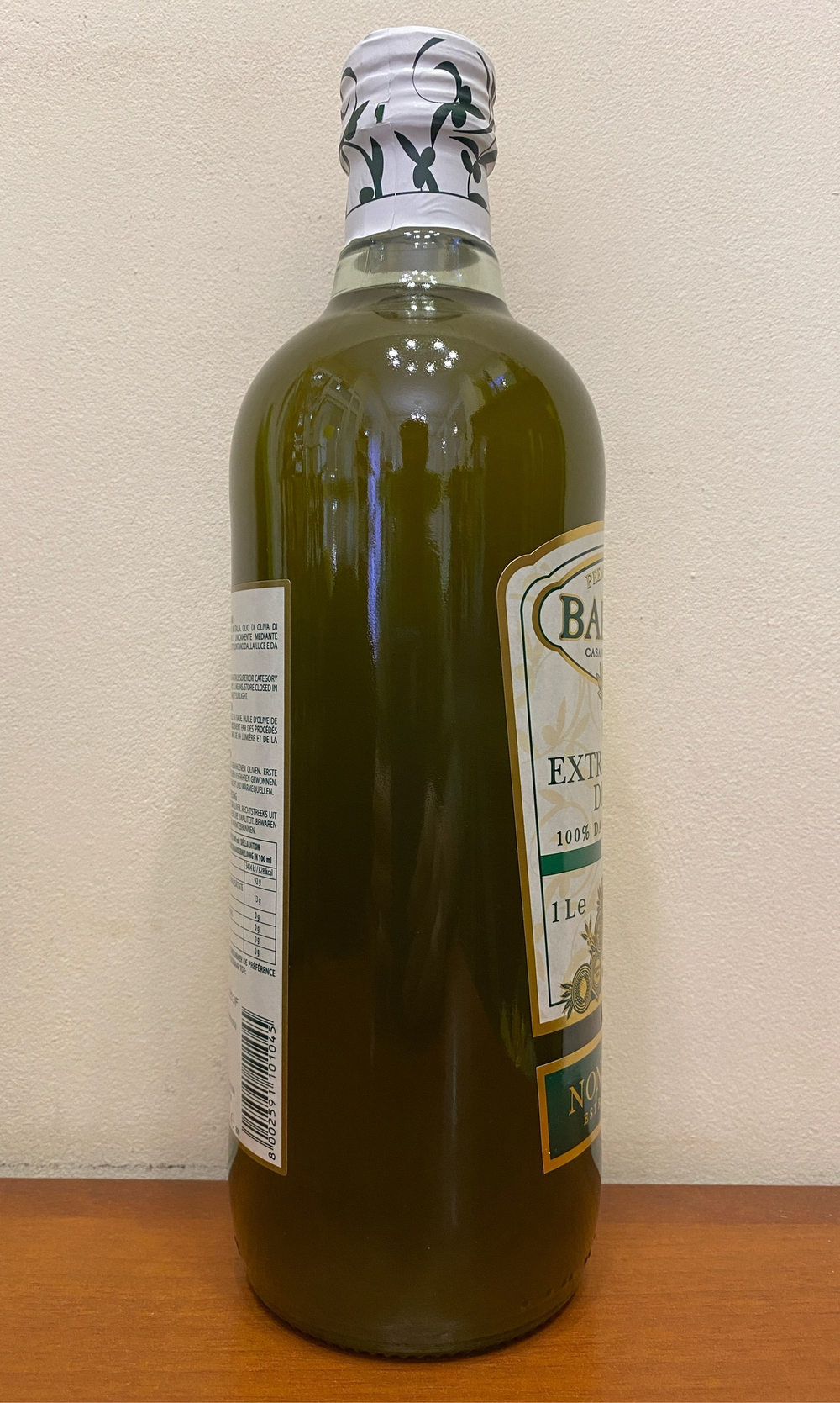 Оливковое масло BARBERA Non Filtrato (нефильтрованное) Extra Virgin 1 л Италия