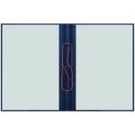 Папка для дипломных работ без бумаги, на тесьме, синяя, Спейс