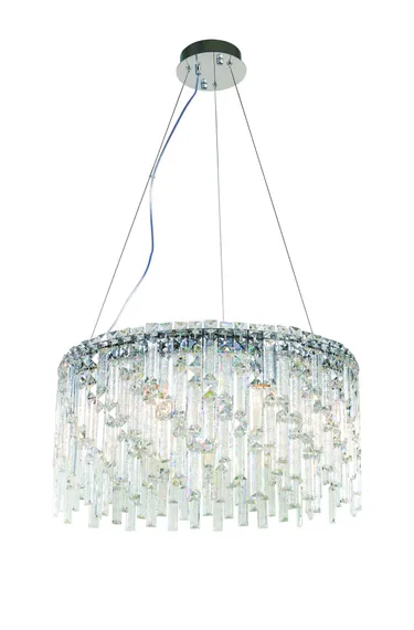 6073R/9A CHROME+CLEAR (1) Люстра NW