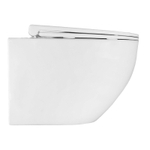 Унитаз подвесной Azario BONELLE 345х490х350 безободковый, смыв "Торнадо", с быстросъемным сиденьем микролифт (AZ-2801E)