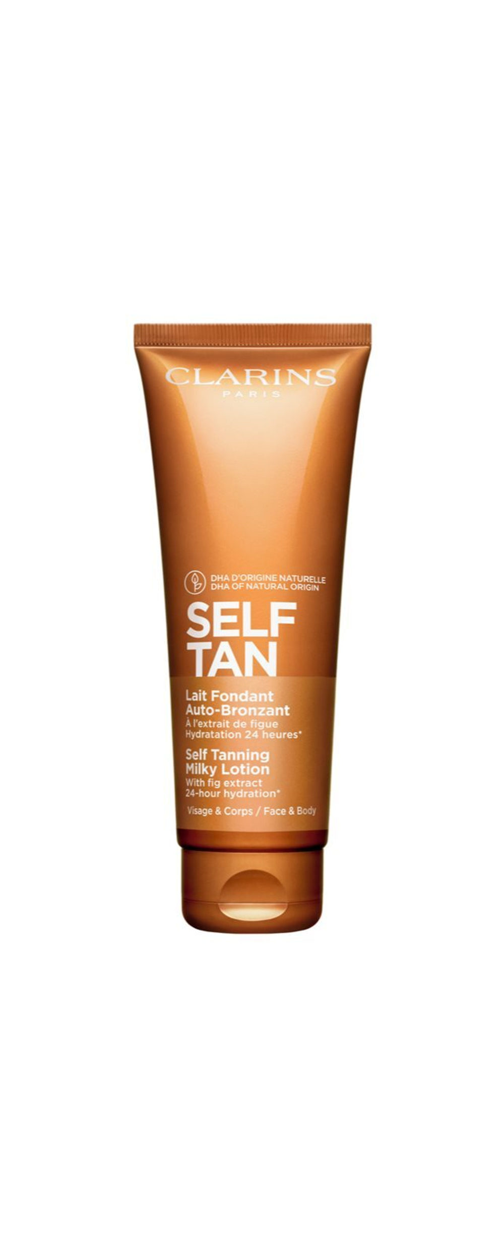 Clarins Self Tan Milky Lotion - лосьон автозагар для тела и лица /   125  ml  / GTIN 3380810449020