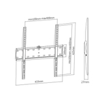 Кронштейн Brateck KL21G-44F для ТВ и мониторов, 32"-55"