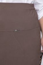 Юбка Классика стиля (коричневая) Ю10732 LT Collection