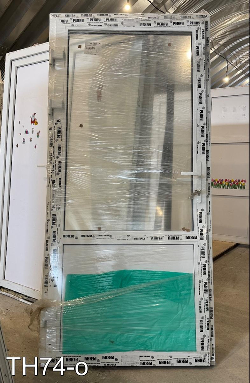 Пластиковая дверь 2040(в) х 960(ш) лев сэнд РЕХАУ новая