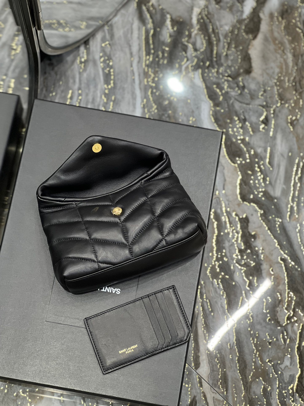 Saint Laurent Loulou Puffer Bag 18 cm