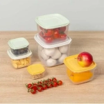 Набор контейнеров 6шт (0,12л+0,25л+0,45л+0,75л+1,2л+2л) микс