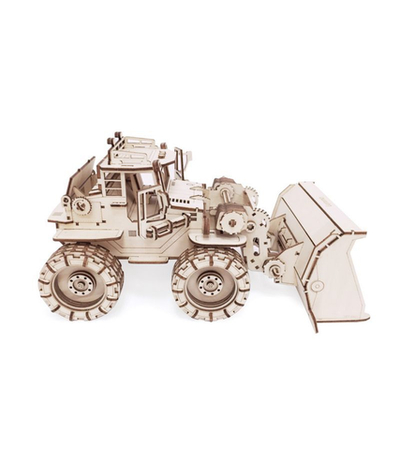 Деревянный конструктор Lemmo Трактор «Бульдог», 262 детали