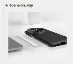 Чехол противоударный от Nillkin c поддержкой MagSafe для Huawei Pura 80 Ultra, серия Super Frosted Shield Pro Magnetic Case
