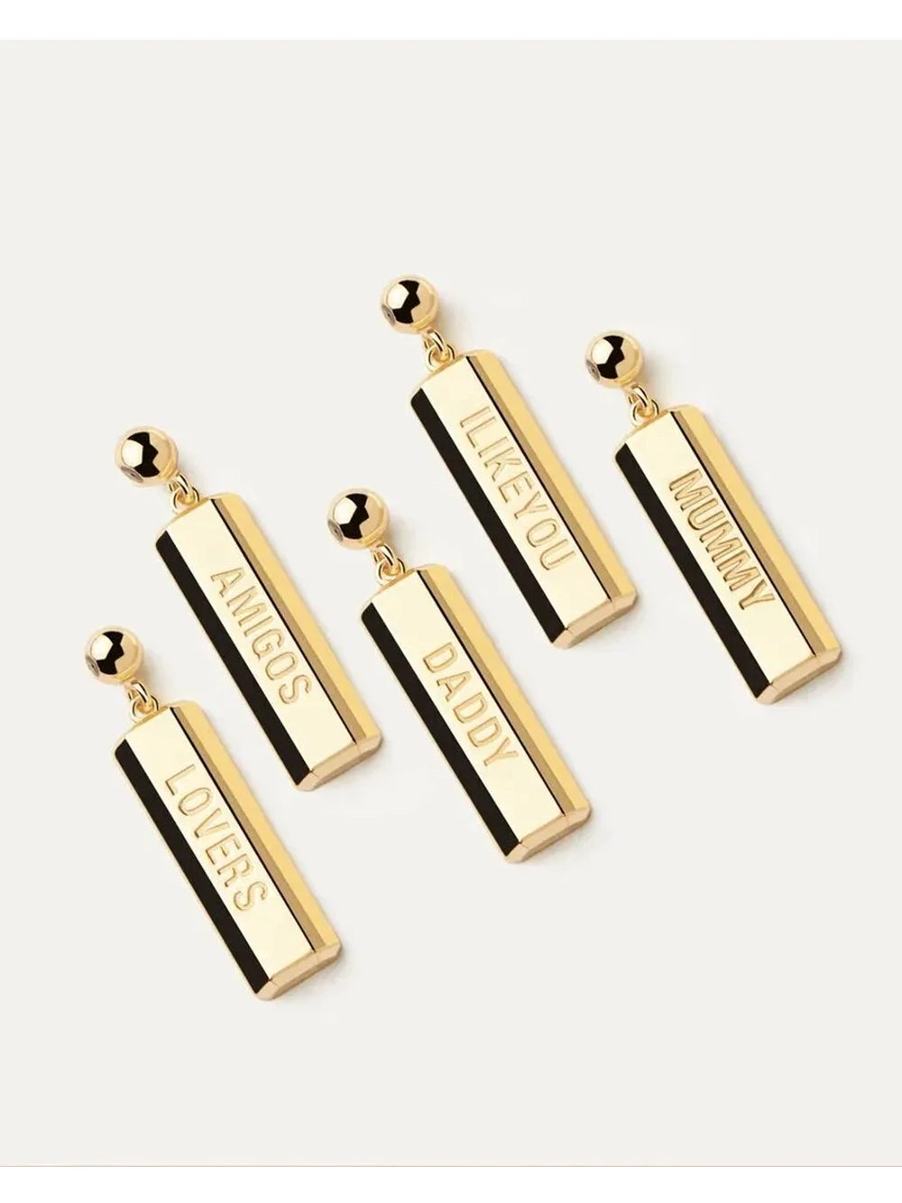 Подвеска-шарм Lovers серебро 925 пробы покрытое золотом