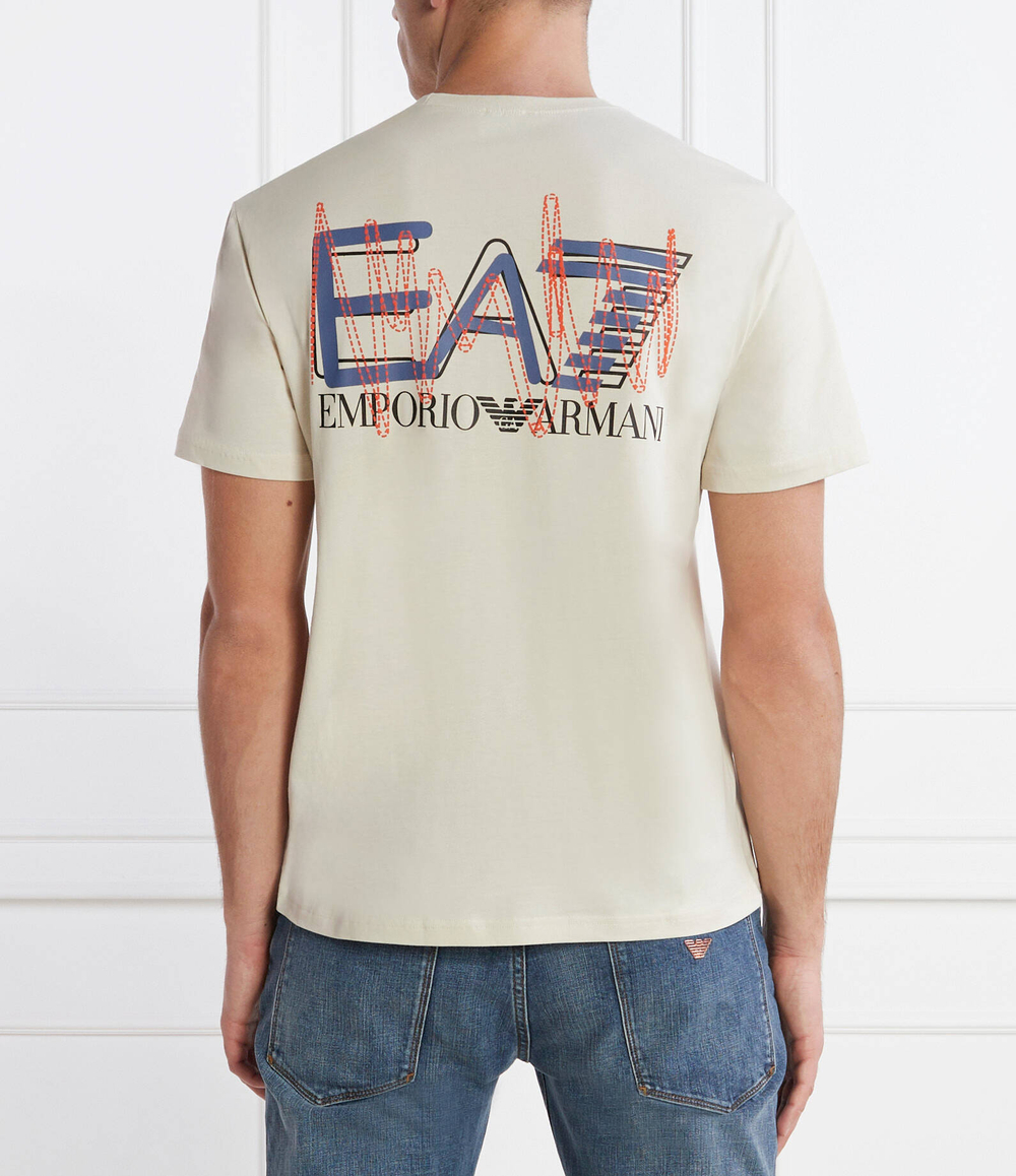 Футболка EA7 - бежевый(3DUT06 PJVBZ)